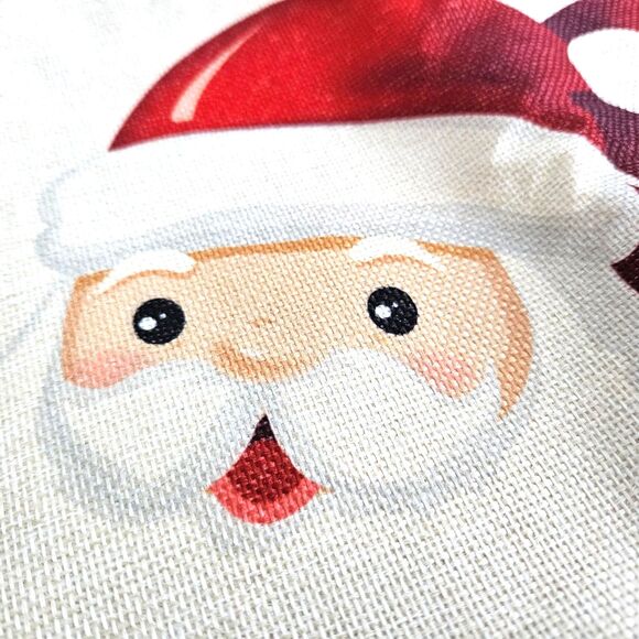 Christmas Pillow Covers 4PC 18"x18" Throw Decorative Cotton Linen Pillow Square - Picture 10 of 12